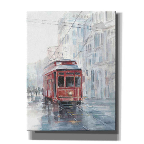 Image of 'Watercolor Streetcar Study II' by Ethan Harper Canvas Wall Art,Size B Portrait