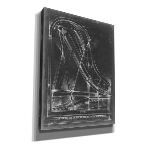 Image of 'Grand Piano Diagram' by Ethan Harper Canvas Wall Art,Size C Portrait