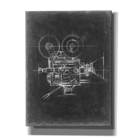 Image of 'Camera Blueprints II' by Ethan Harper Canvas Wall Art,Size C Portrait