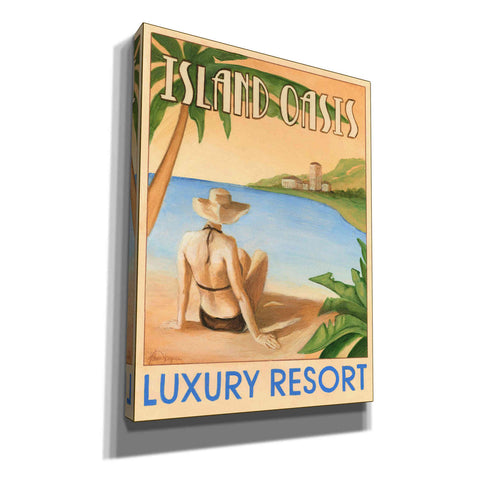 Image of 'Island Oasis' by Ethan Harper Canvas Wall Art,Size B Portrait