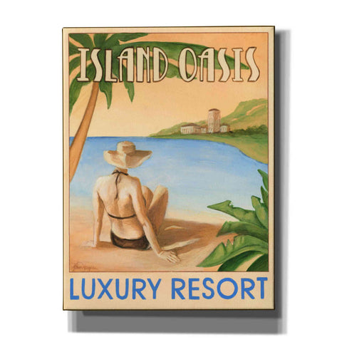Image of 'Island Oasis' by Ethan Harper Canvas Wall Art,Size B Portrait
