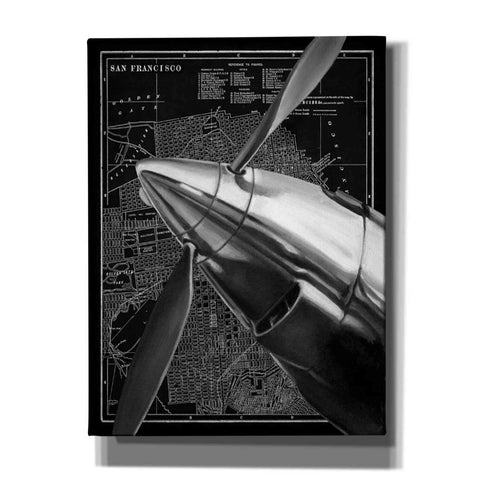 Image of 'Vintage Plane II' by Ethan Harper Canvas Wall Art,Size B Portrait