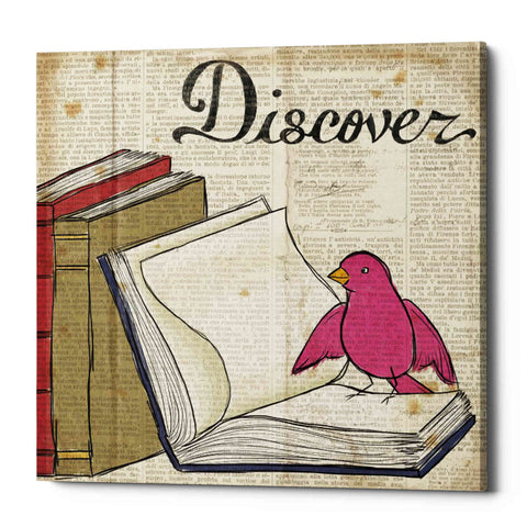 Image of 'Bird Inspiration Discover' by Elyse DeNeige, Canvas Wall Art