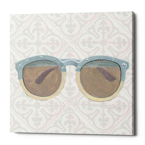 Image of 'Must Have Fashion I Gray White' by Emily Adams, Canvas Wall Art