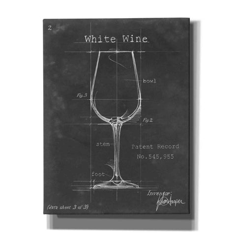 Image of 'Barware Blueprint IV' by Ethan Harper Canvas Wall Art,Size C Portrait