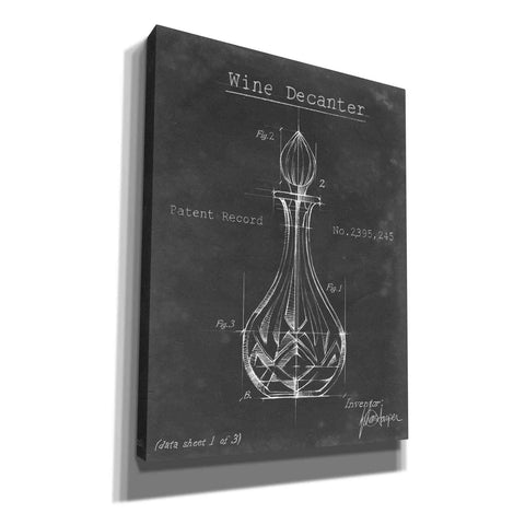Image of 'Barware Blueprint VIII' by Ethan Harper Canvas Wall Art,Size C Portrait