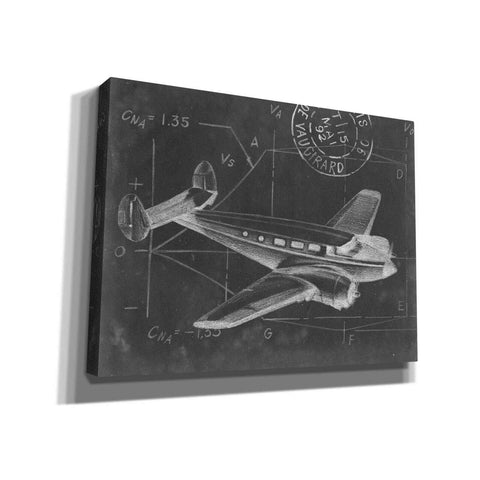 Image of 'Flight Schematic IV' by Ethan Harper Canvas Wall Art,Size B Landscape