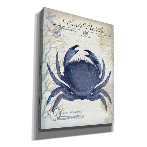 Image of 'Seaside Postcard Cream e,' by Fab Funky, Canvas Wall Art