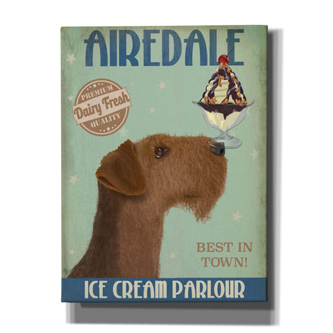 Image of 'Airedale Ice Cream,' by Fab Funky, Giclee Canvas Wall Art