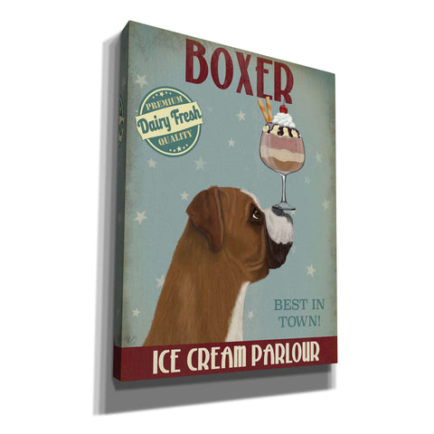 Image of 'Boxer Ice Cream,' by Fab Funky, Giclee Canvas Wall Art