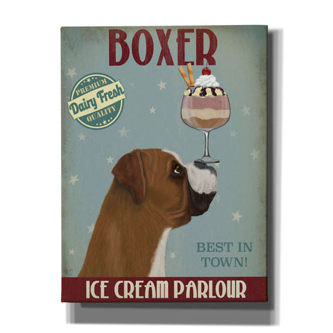 Image of 'Boxer Ice Cream,' by Fab Funky, Giclee Canvas Wall Art