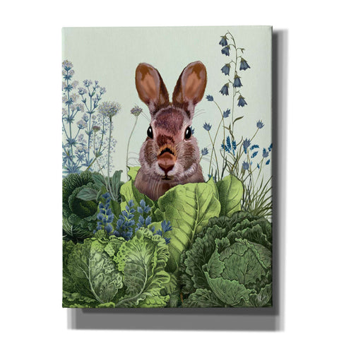 Image of 'Cabbage Patch Rabbit 6 ' by Fab Funky, Giclee Canvas Wall Art
