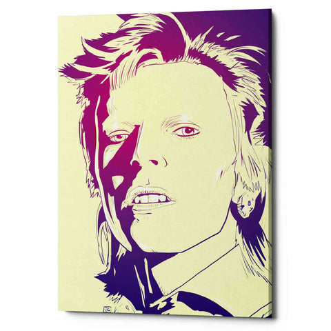 Image of 'David Bowie' by Giuseppe Cristiano, Canvas Wall Art
