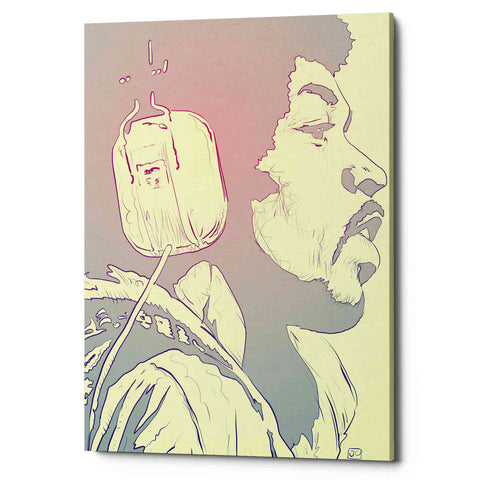 Image of 'Jimi Hendrix' by Giuseppe Cristiano, Canvas Wall Art