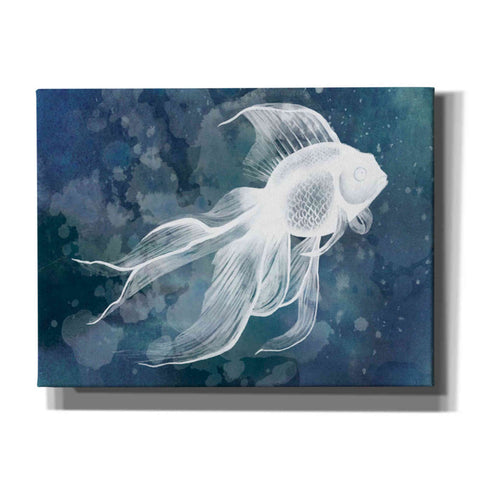 Image of 'Indigo Fish II' by Grace Popp Canvas Wall Art