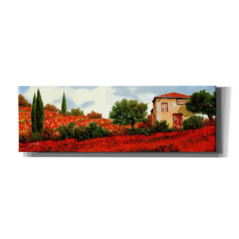 Image of 'Papaveri Sulle Colline' by Guido Borelli, Giclee Canvas Wall Art