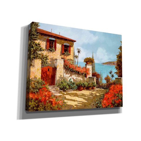 Image of 'Il Giardino Rosso' by Guido Borelli, Giclee Canvas Wall Art