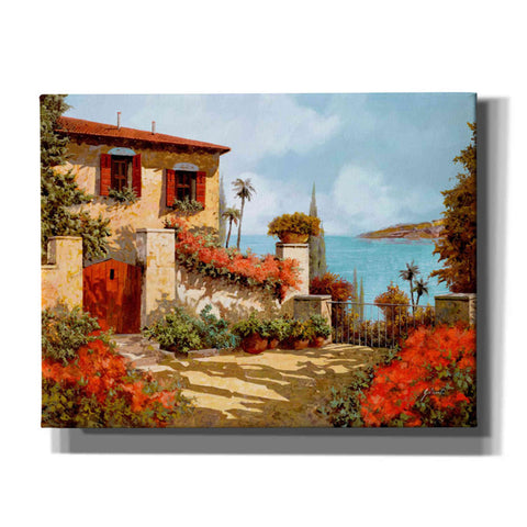 Image of 'Il Giardino Rosso' by Guido Borelli, Giclee Canvas Wall Art