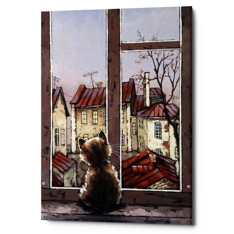 Image of 'Old Yard' by Alexander Gunin, Canvas Wall Art,Size A Portrait