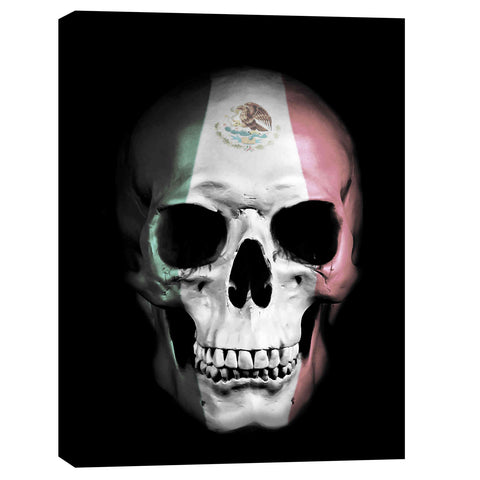 Image of "Mexican Skull" by Nicklas Gustafsson, Giclee Canvas Wall Art