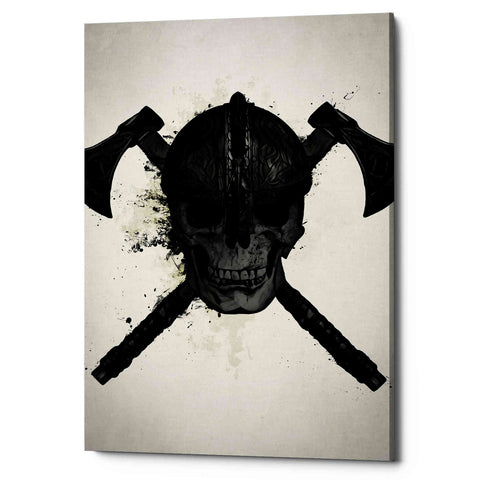 Image of "Viking Skull" by Nicklas Gustafsson, Giclee Canvas Wall Art