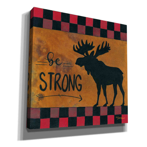 Image of 'Be Strong' by Britt Hallowell, Canvas Wall Art,Size 1 Square