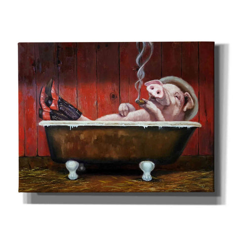 Image of 'Hog Heaven' by Lucia Heffernan, Canvas Wall Art,Size B Landscape