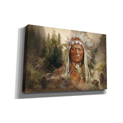 Image of 'Sitting Bull' by Steve Hunziker, Canvas Wall Art