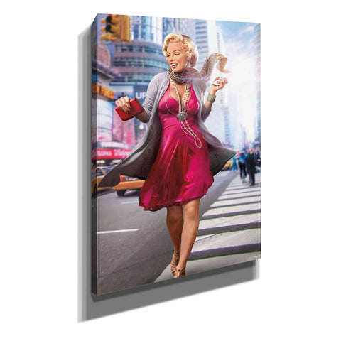 Image of 'Marilyn in the City' by JJ Brando Giclee Canvas Wall Art