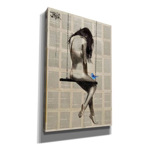 Image of 'Dazzling Hope Swing' by Loui Jover, Canvas Wall Art,Size A Portrait