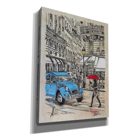 Image of 'Blue Citroen' by Loui Jover, Canvas Wall Art