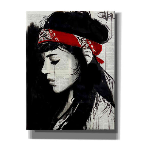 Image of 'Red Bandana' by Loui Jover, Canvas Wall Art