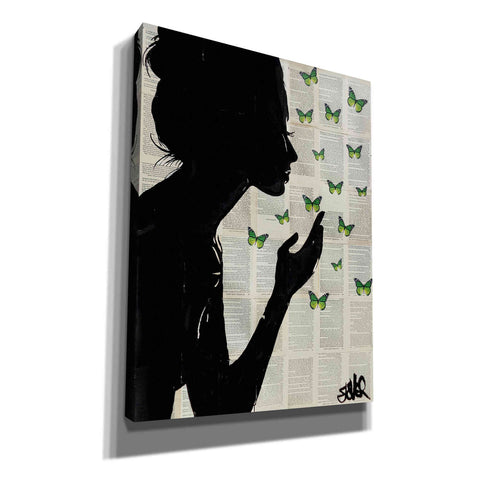 Image of 'Simplicity Green' by Loui Jover, Canvas Wall Art