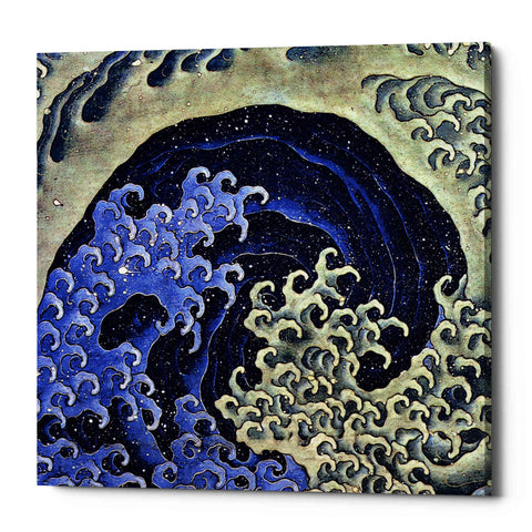 Image of 'Feminine Waves (Menami)' by Katsushika Hokusai Canvas Wall Art