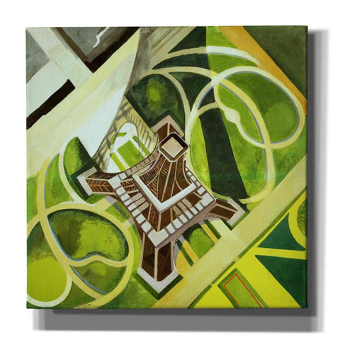 Image of 'La Tour Eiffel et Jardin du Champ de Mars' by Robert Delaunay Canvas Wall Art