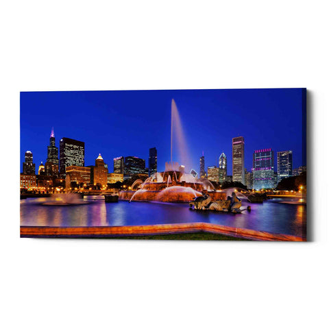 Image of 'Buckingham Fountain Pano,' Canvas Wall Art