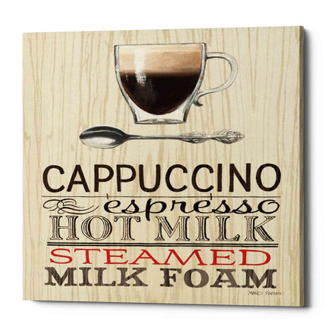 Image of 'Cappuccino' by Marco Fabiano, Canvas Wall Art