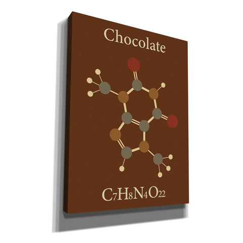 Image of 'Chocolate Molecule' Canvas Wall Art