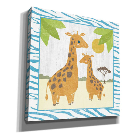 Image of 'Safari Fun Giraffe' by Moira Hershey, Canvas Wall Art