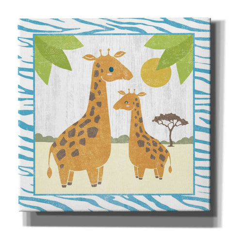 Image of 'Safari Fun Giraffe' by Moira Hershey, Canvas Wall Art
