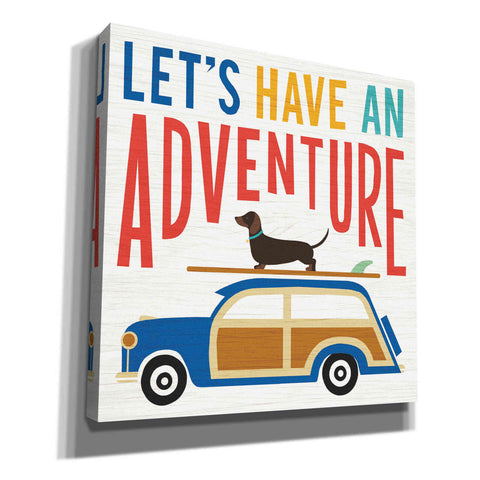 Image of 'Beach Bums Woodie' by Michael Mullan, Canvas Wall Art