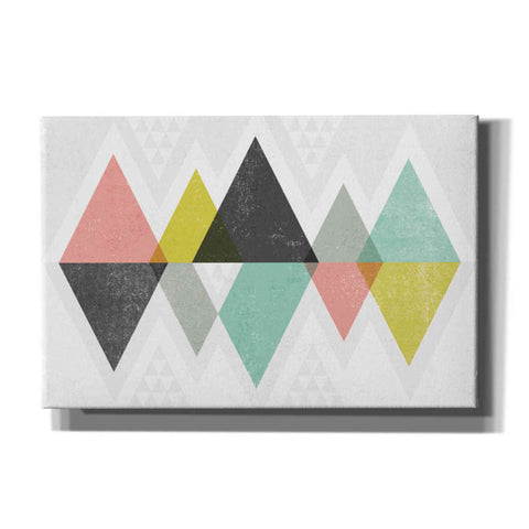 Image of 'Mod Triangles II' by Michael Mullan, Canvas Wall Art