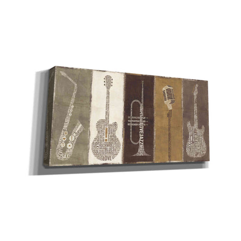 Image of 'Type Band Neutral Panel' by Michael Mullan, Canvas Wall Art