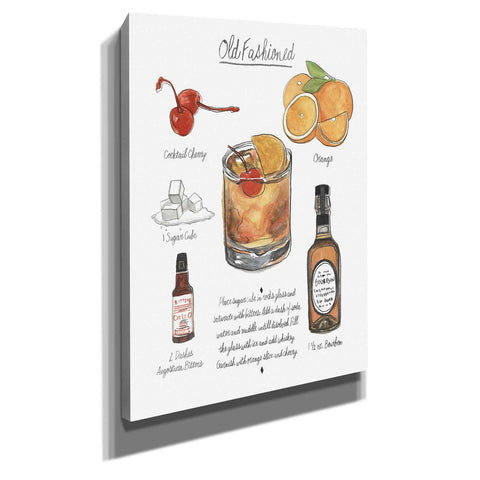 Image of 'Classic Cocktail - Mojito" by Naomi McCavitt. McCavitt Giclee Canvas Wall Art