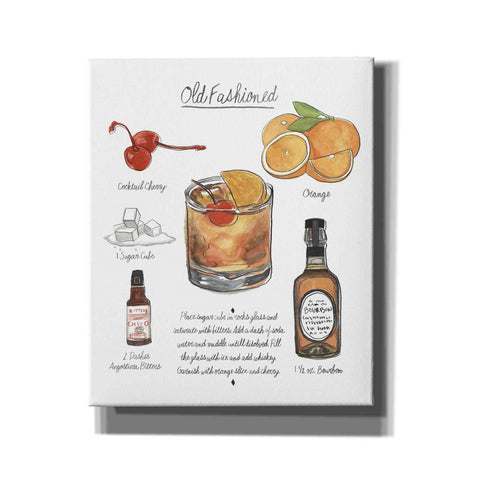 Image of 'Classic Cocktail - Mojito" by Naomi McCavitt. McCavitt Giclee Canvas Wall Art