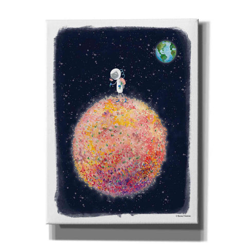 Image of 'Stop and Smell the Moon' by Rachel Nieman, Canvas Wall Art,Size C Portrait