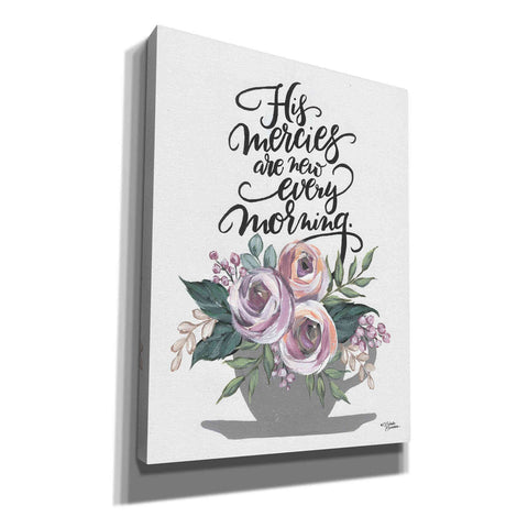 Image of 'His Mercies are New Every Morning' by Michele Norman, Canvas Wall Art,Size C Portrait