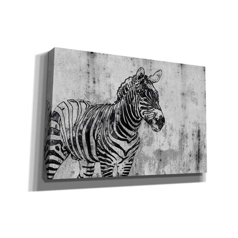 Image of 'Rustic Zebra 1' by Irena Orlov, Canvas Wall Art