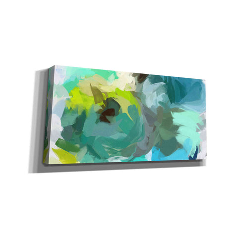 Image of 'The Shades of Green Abstract 2' by Irena Orlov, Canvas Wall Art