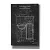 'Coffee Machine Blueprint Patent Chalkboard' Canvas Wall Art